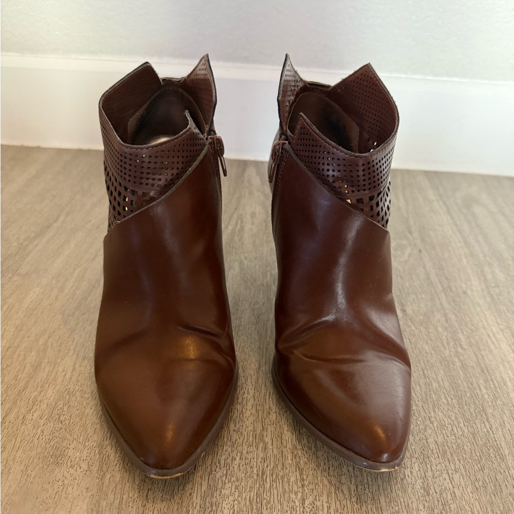 Carlos by Carlos Santana Dark Brown Ankle Booties